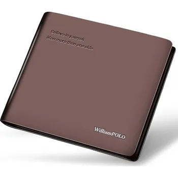 Peněženka Pánská kožená peněženka M604 hnědá