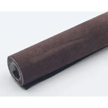 Samolepicí opravná záplata na semiš 50 x 300 cm Oprava semišového čalounění Textilní samolepicí páska Renovace nábytku a obuvi Snadná aplikace tmavě hnědá