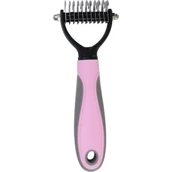 Kosmetika pro psa Kartáč pro psy na vyčesávání růžová