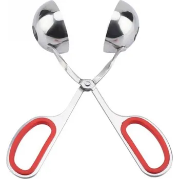 Kuchyňská pinzeta Kleště na masové kuličky C339 červená S