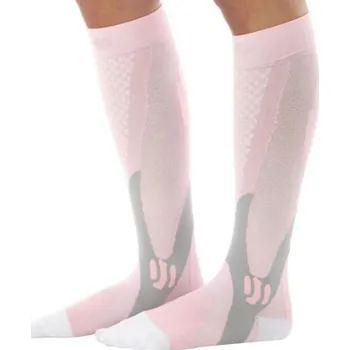 Kompresní podkolenky růžová M