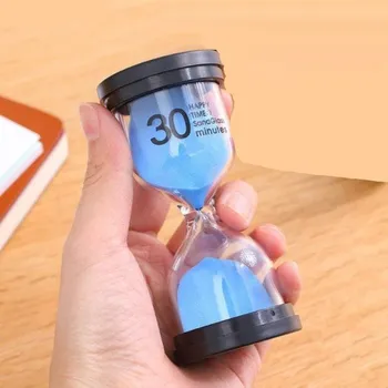 Hodiny Stolní přesýpací hodiny modrá 3