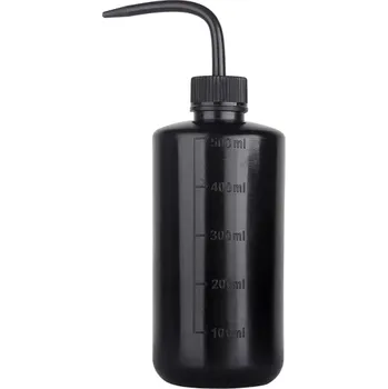 Tetovací barva Láhev na omývání tetování Láhev s pipetou na tetování 500 ml Tetovací příslušenství černá