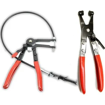 Polep vozidla Sada 2 ks kleště na samosvorné hadicové spony s lankem + kleště na hadicové spony Univerzální nástroje pro autoservis a opravy hadic