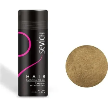 Barva na vlasy Keratinový pudr na vlasy Barevný pudr pro zakrytí řídnoucích vlasů Barevný pudr na zakrytí odrostů a šedin 25 g tmavá blond