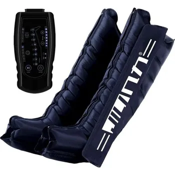 Presoterapie nohou Masáž svalů na nohou Boty na úlevu od bolesti svalů Vzduchová komprese Návleky na nohy pro lymfodrenáž s ovladačem XL