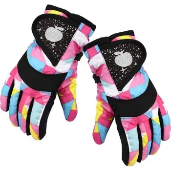 Rukavice Dětské lyžařské rukavice Winter růžová