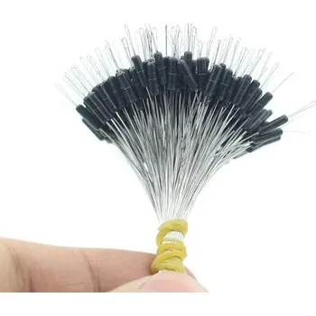 Rybářské stopery velikost M 300 ks P3460 černá