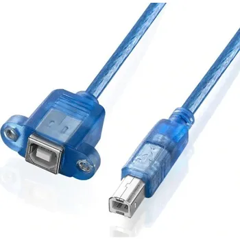 Kabel do PC Prodlužovací kabel pro tiskárny USB-B F/M modrá 50 cm