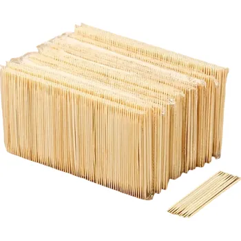 Párátko a napichovátko Dřevěná párátka 300 ks Jednorázová bambusová párátka Oboustranná párátka