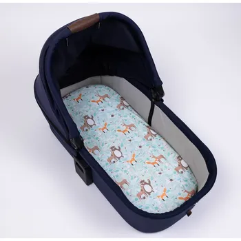 Prostěradlo Tulimese Prostěradlo do kočárku lesní partička