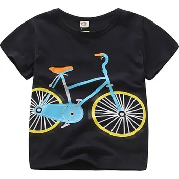 Chlapecké tričko Chlapecké tričko s potiskem kola - Černé 6