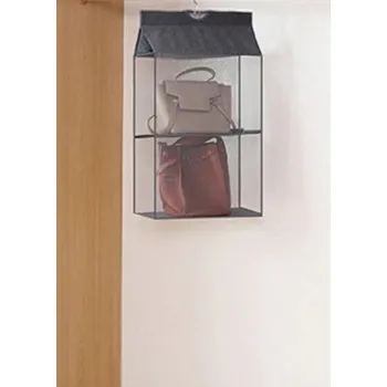 Úložný box Závěsný organizér na kabelky šedá S