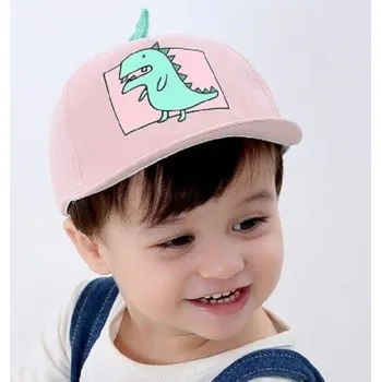 Čepice Dětský snapback Dinosaurus růžová