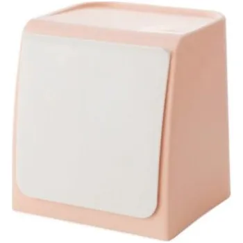 Odpadkový koš Nástěnný odpadkový koš N653 světle růžová