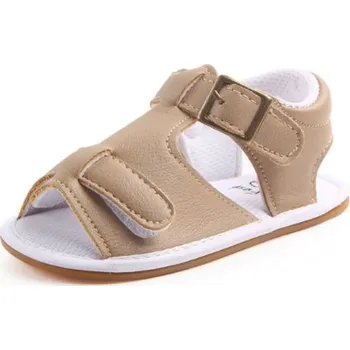 Dívčí obuv Dětské kožené sandály khaki 6-12 měsíců