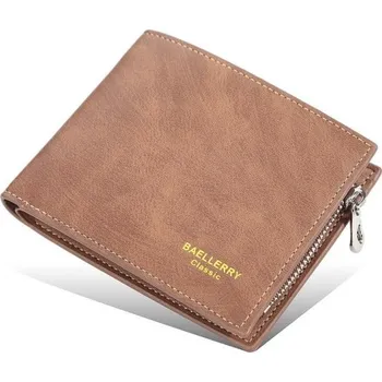 Peněženka Pánská kožená peněženka M583 hnědá