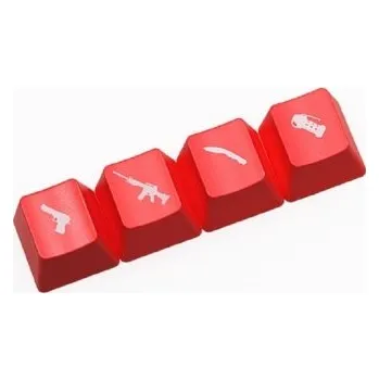 Vyměnitelné herní klávesy červená