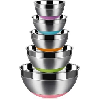 Sada nerezových misek 5 ks