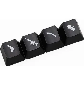 Vyměnitelné herní klávesy černá
