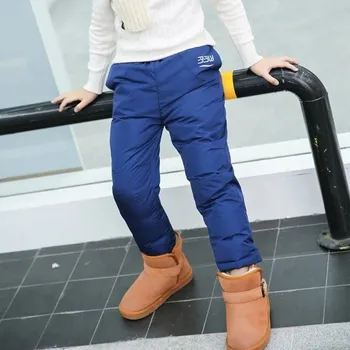 Dětské zimní kalhoty modrá 5