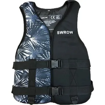 Plovací vesta Neoprenová záchranná vesta V101 černá XS