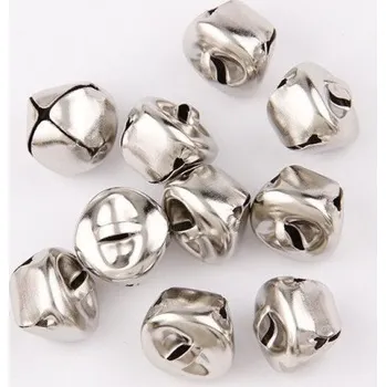 Vánoce Rolničky 10 ks stříbrná 15 mm