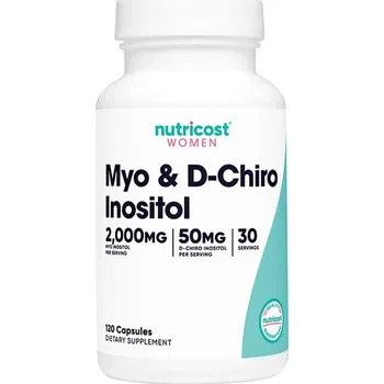 Fitness strava Nutricost Myo & D-Chiro Inositol for Women 120 kapslí