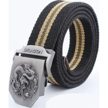 Opasek Látkový pásek s drakem 90 cm 5