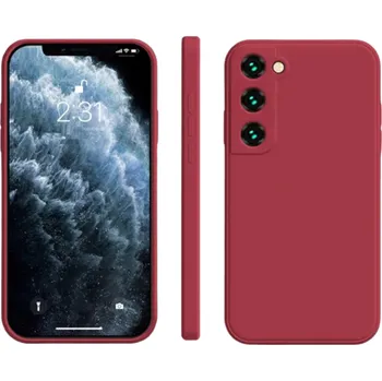 Pouzdro na mobilní telefon Silikonový ochranný kryt na Samsung Galaxy S23 Plus červená