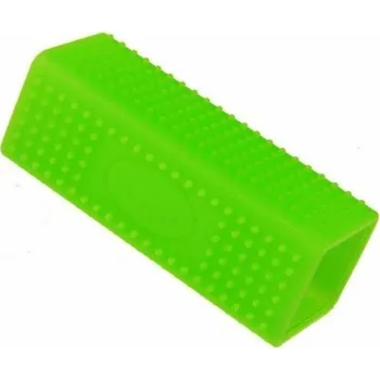 Silikonový kartáč na srst zelená