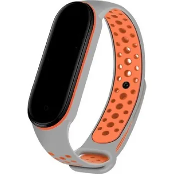 Silikonový řemínek pro Xiaomi Mi Band 3 / 4 oranžová