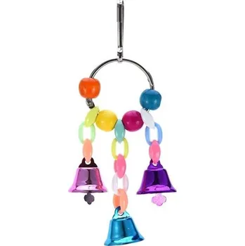 Hračka pro ptáka Závěsná hračka se zvonky pro ptáky C874