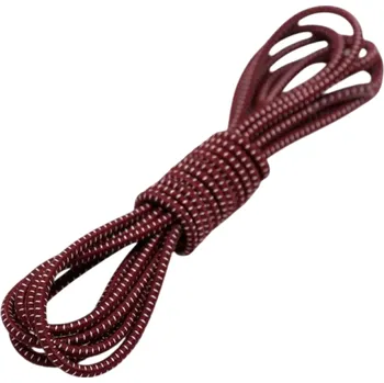 Tkaničky do bot Elastické tkaničky do bot 100 cm Kulaté gumové gumičky s plastovou přezkou Sportovní obuv Dětské boty Pohodlné zavazování bez uzlů vínová