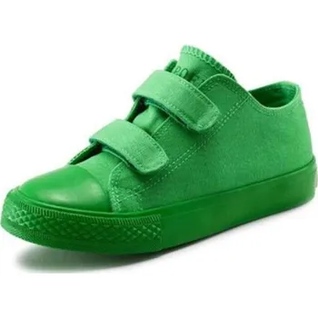 Dívčí tenisky Dětské plátěné tenisky A764 zelená 34