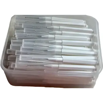 Mezizubní kartáček Mezizubní kartáček 0,7&nbsp;mm Sada mezizubních kartáčků 80 ks bílá