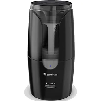 Ořezávátko Automatické elektrické ořezávátko na tužky Dobíjecí elektrické ořezávátko přes USB kabel Stolní automatické ořezávátko s nízkou hlučností 9 x 9 x 17,5 cm černá