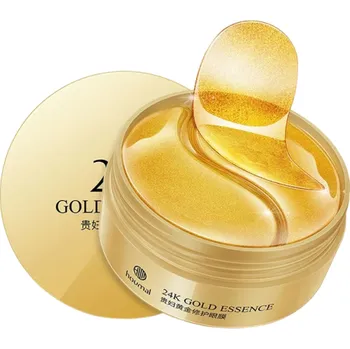 Pleťová maska Hydratační maska pod oči s výtažkem ze zlata 60 ks