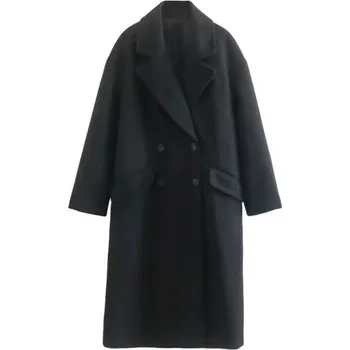 Dámský zimní kabát V151 černá S