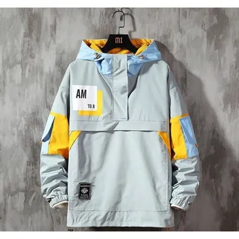 Pánská větrovka Pánská jarní bunda A2514 světle šedá S