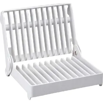 Stojan na víno Odkapávač na nádobí Kuchyňský organizér Plastový stojan na talíře Organizér do kuchyně 21 x 18 x 16 cm