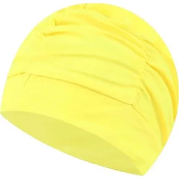 Plavecká čepice Nylonová plavecká čepice vodotěsná Čepice do bazénu Elastická Vybavení pro plavce žlutá