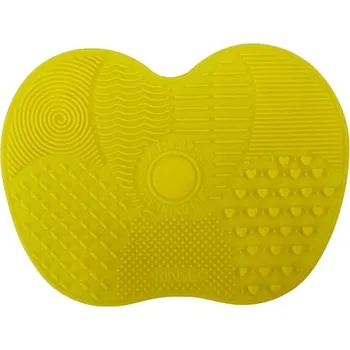 Silikonová podložka pro čištění štětců žlutá