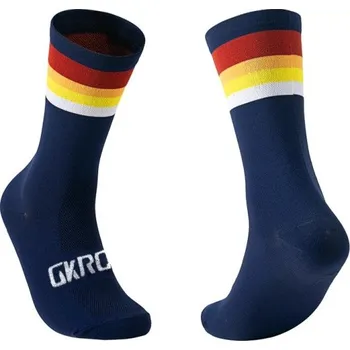 Pánské ponožky Sportovní kompresní ponožky unisex EUR 37-45 outdoorové protiskluzové rychleschnoucí nylonové elastické pohodlné námořnická modrá