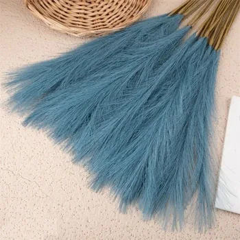 umělá květina Dekorativní hedvábná rostlina 57,5 cm 10 ks modrá