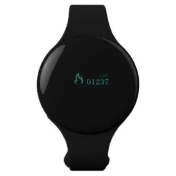 Fitness náramek Chytrý sportovní náramek černá