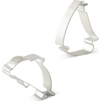 Vykrajovátko Vykrajovátka plachetnice a delfín 2 ks