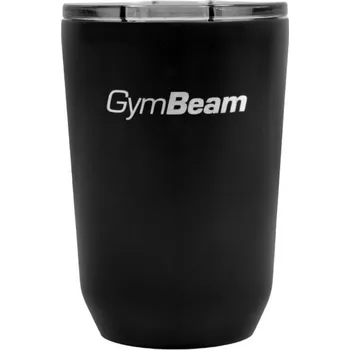 Termohrnek Termohrnek Traveler Black 380 ml - GymBeam Barva: černá
