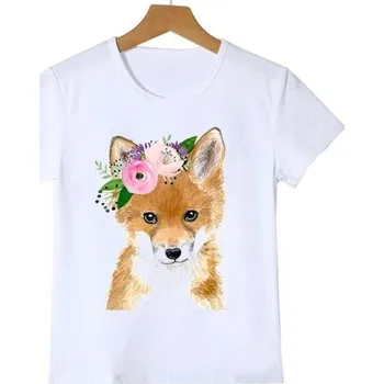 Dívčí tričko se zvířetem J461 3 E