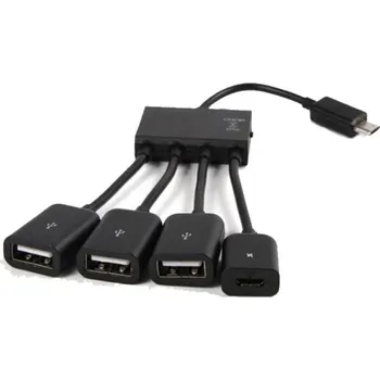 Video redukce Micro USB rozbočovač 4 porty